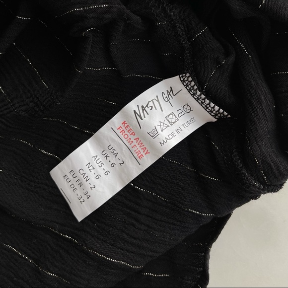 NASTY GAL 2 Piece Cover-Up Top and Shorts (never worn) - Picture 8 of 13